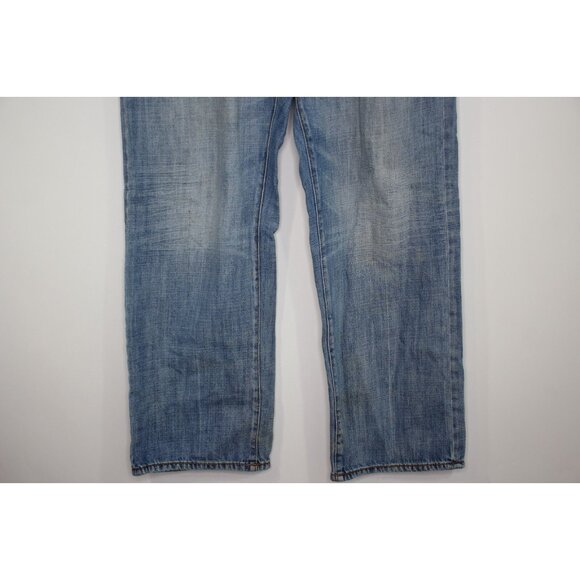 Vintage Rocawear Mens 38 x 32 Y2K Embroidered Baggy Wide Leg Jeans Q1047 - Picture 4 of 8